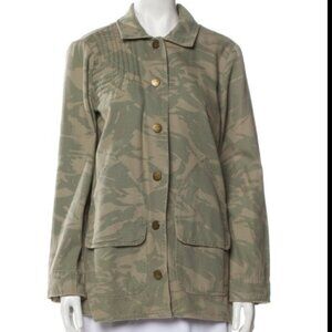 CURRENT/ELLIOT Foxhunt Cotton Canvas Utility Jacket Size M (Designer size 1)
